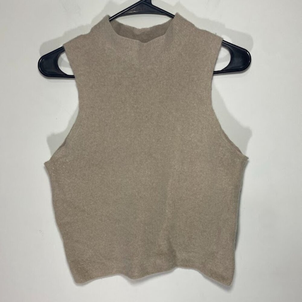 Knititude Wool Blend Mock Neck Sweater Vest